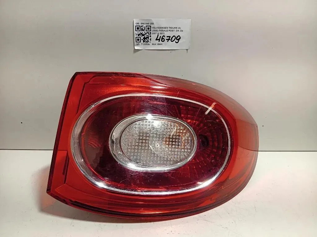 Fanale POST DX 5N0 945 258 Volkswagen Tiguan I 2008