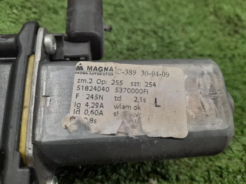 Alzacristallo Porta ANT SX 51824040 Fiat 500 II 2008