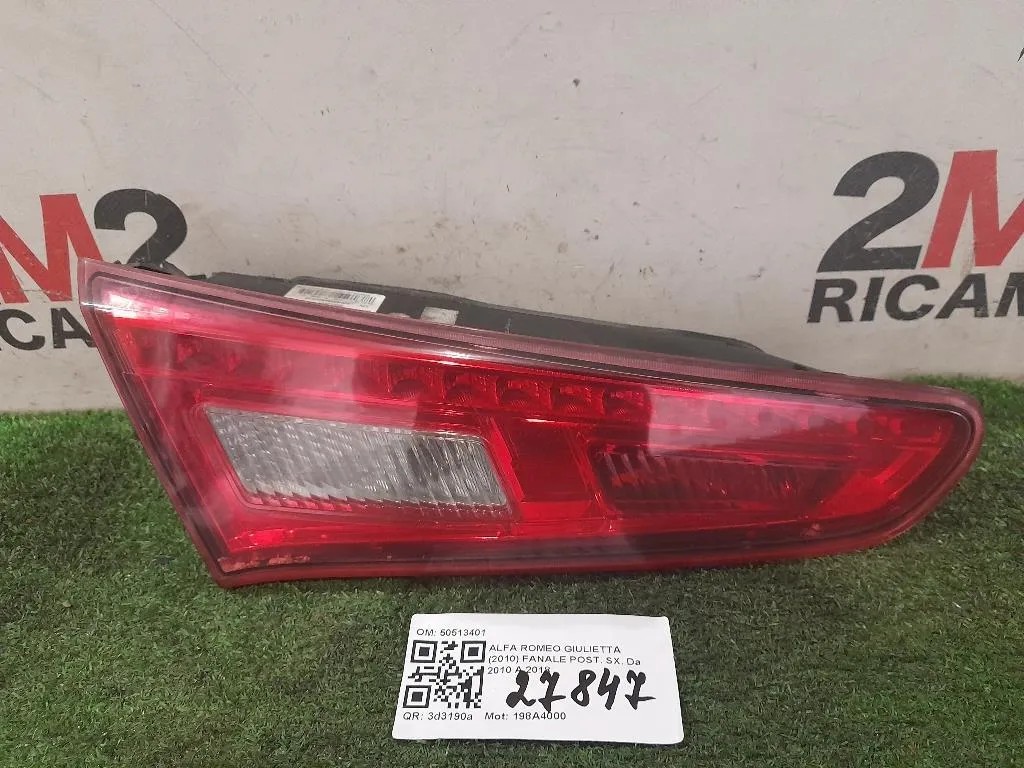 Fanale POST SX 50513401 Alfa Romeo Giulietta 2010
