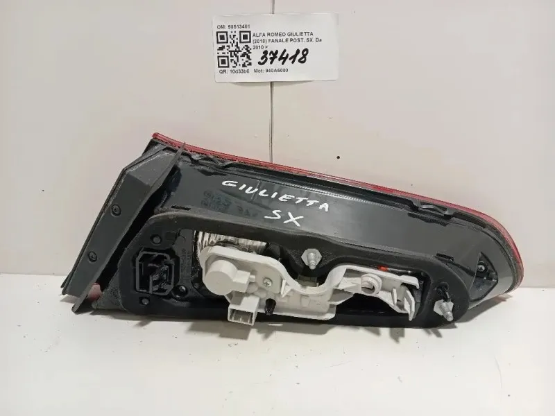 Fanale POST SX 50513401 Alfa Romeo Giulietta 2010