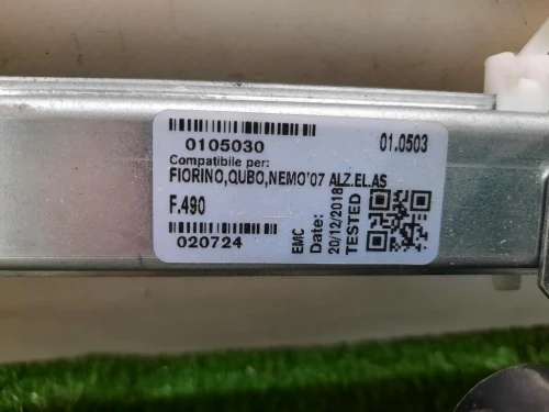 Alzacristallo Porta ANT SX 010503 Fiat Fiorino III 2008