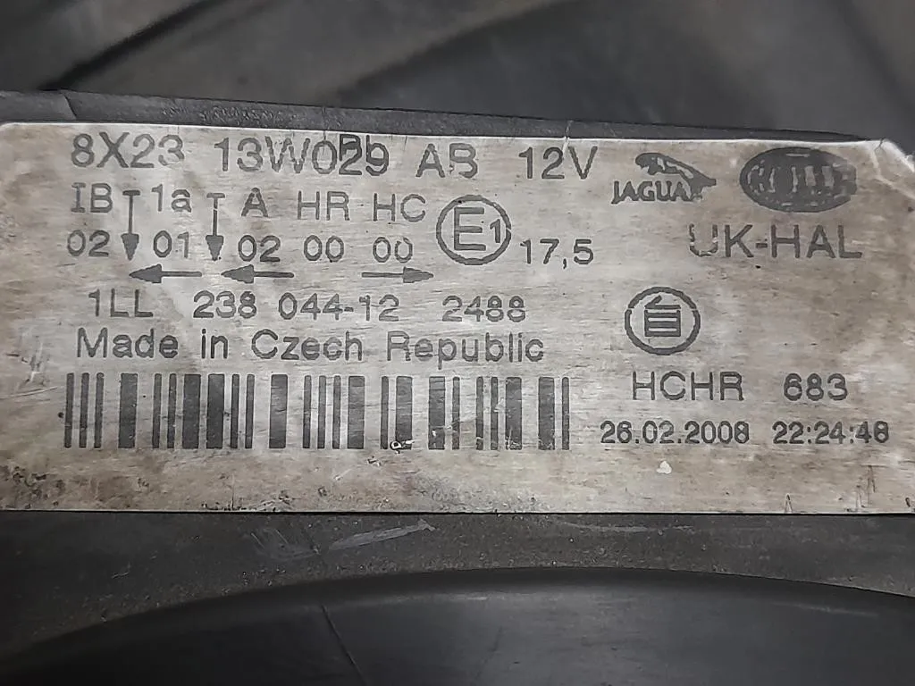 Proiettore ANT DX 8X2313W029 Jaguar XF I 2008