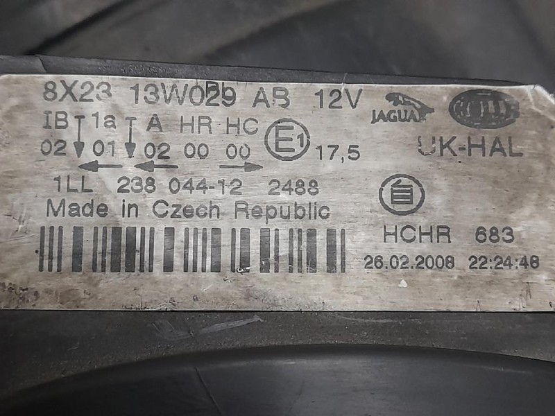 Proiettore ANT DX 8X2313W029 Jaguar XF I 2008