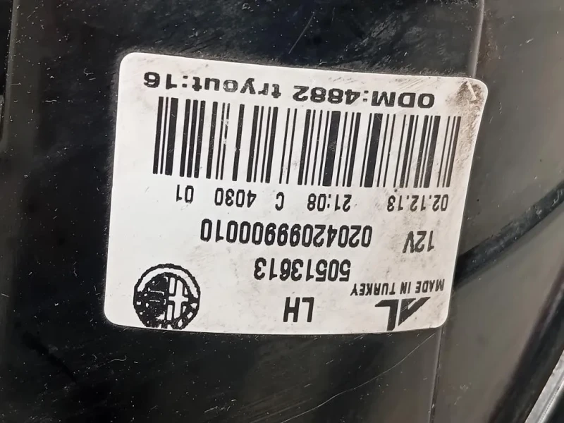 Fanale POST SX 50513613 Alfa Romeo Giulietta 2013