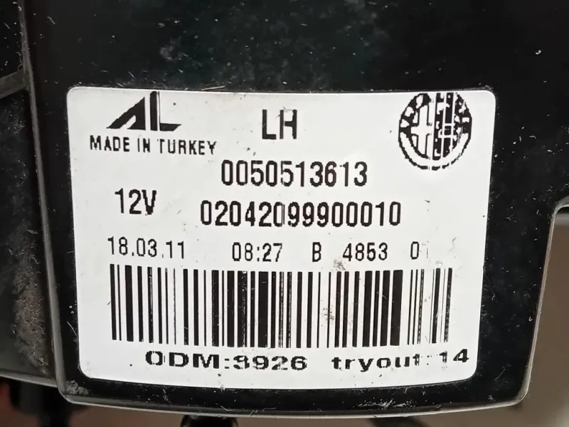 Fanale POST SX 02042099900010 Alfa Romeo Giulietta 2013