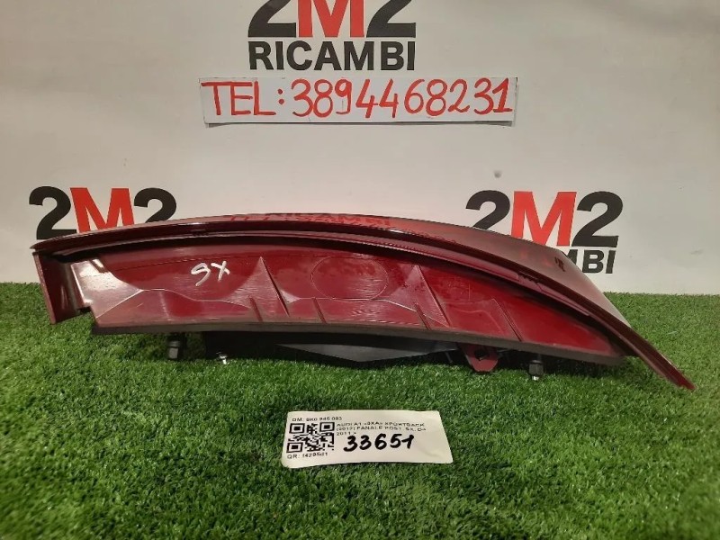 Fanale POST SX 8K0 945 093 Audi A1 8XA Sportback 2012