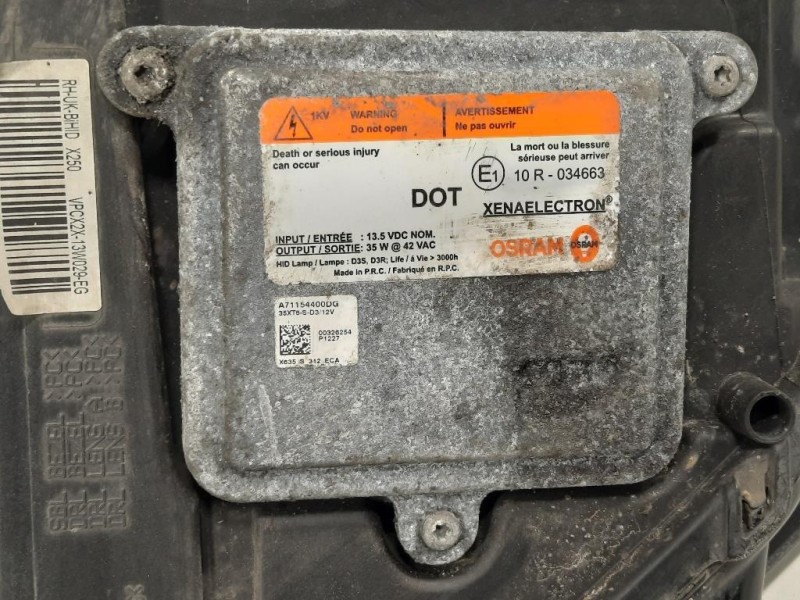 Proiettore ANT DX CX2X-13W029-EG Jaguar XF I 2011