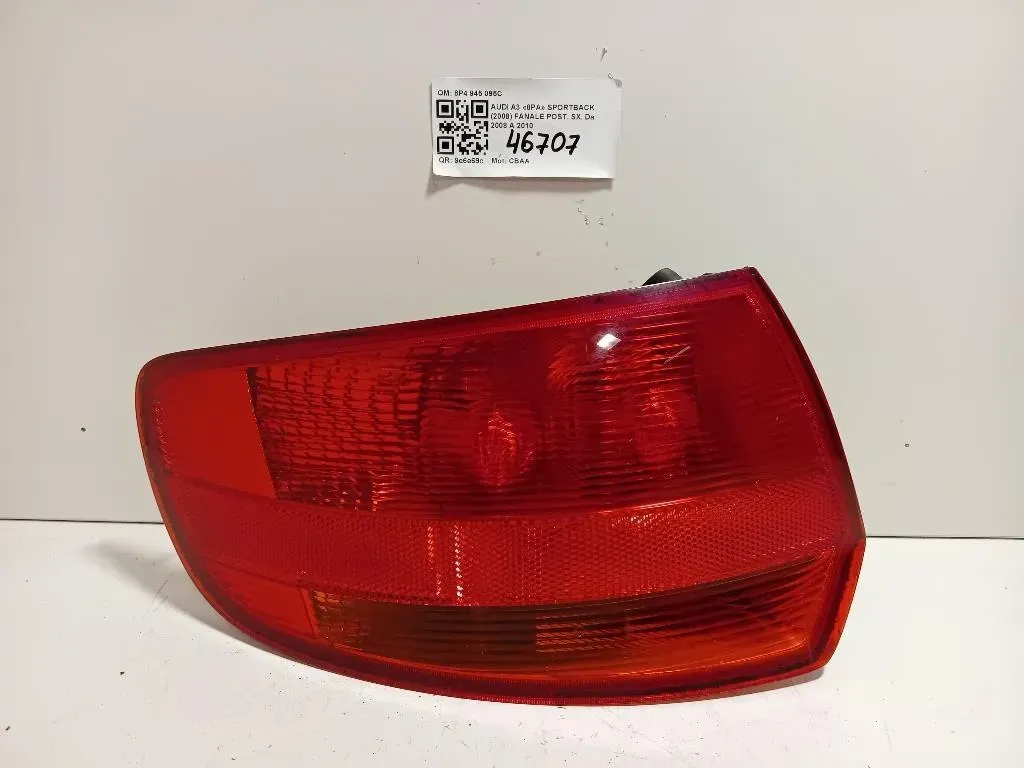 Fanale POST SX 8P4 945 095C Audi A3 8PA Sportback 2008