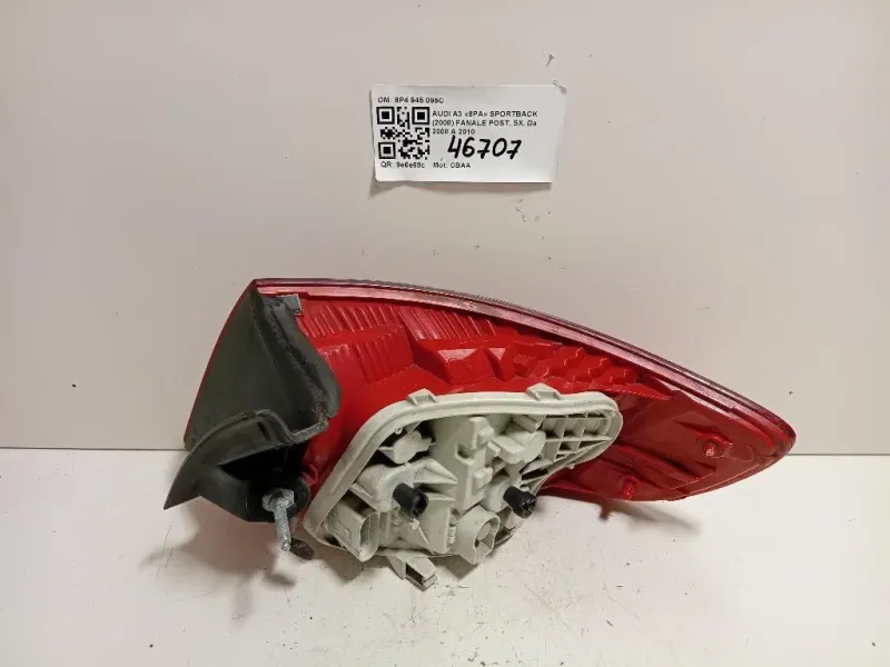 Fanale POST SX 8P4 945 095C Audi A3 8PA Sportback 2008