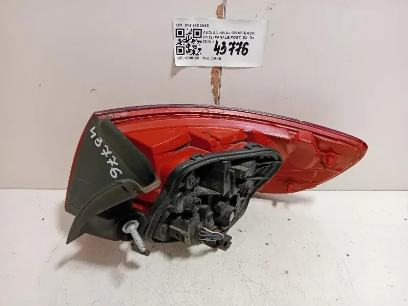 Fanale POST SX 894 945 095E Audi A3 8PA Sportback 2010