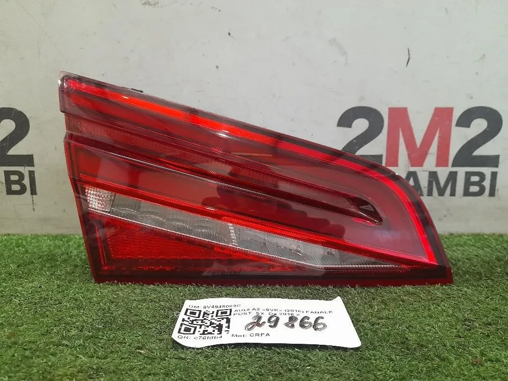Fanale POST SX 8V4945063C LED SINISTRO Audi A3 8VK 2016