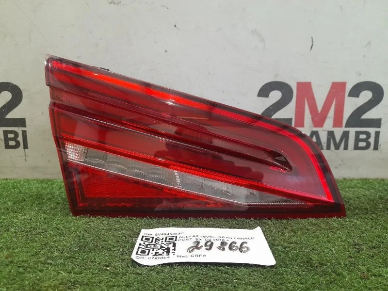 Fanale POST SX 8V4945063C LED SINISTRO Audi A3 8VK 2016