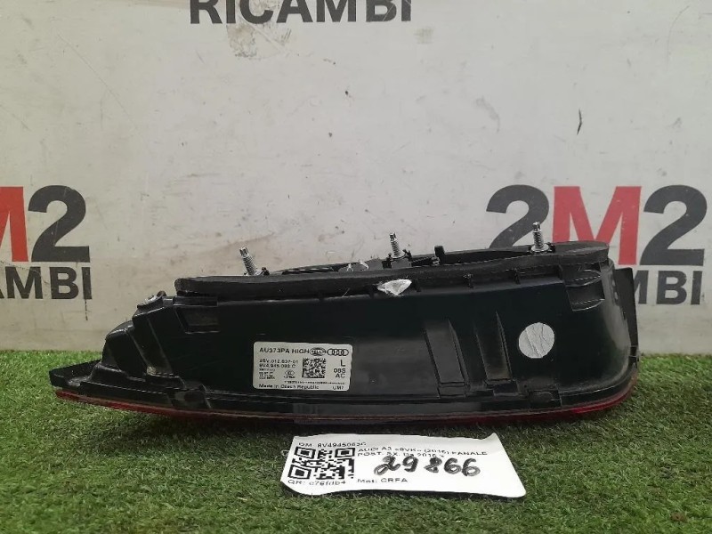 Fanale POST SX 8V4945063C LED SINISTRO Audi A3 8VK 2016