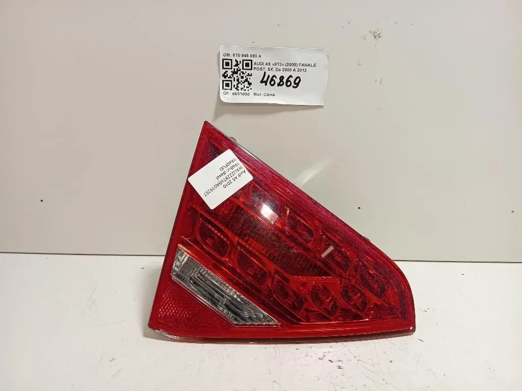 Fanale POST SX 8T0 945 093 A Audi A5 8T3 2008