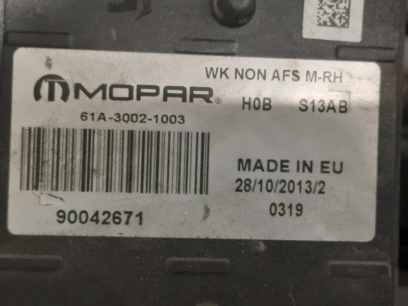 Proiettore ANT DX 68144708AD BIXENON Jeep Grand Cherokee IV 2011