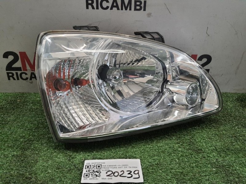 Proiettore ANT DX 0K2FA51020 Kia Carens II 2002