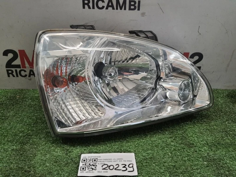 Proiettore ANT DX 0K2FA51020 Kia Carens II 2002