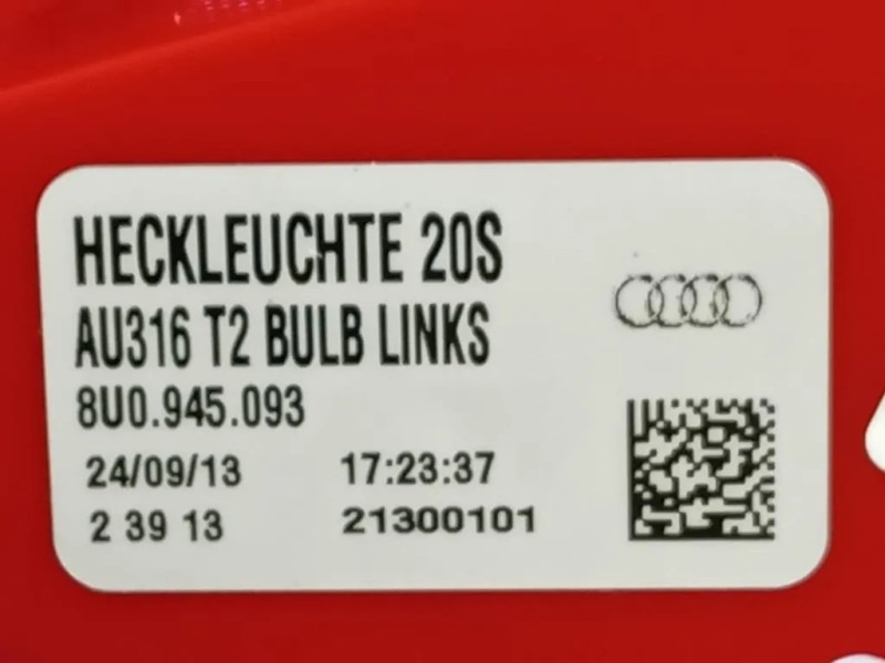 Fanale POST SX 8U0945093 Audi Q3 8UB 2012