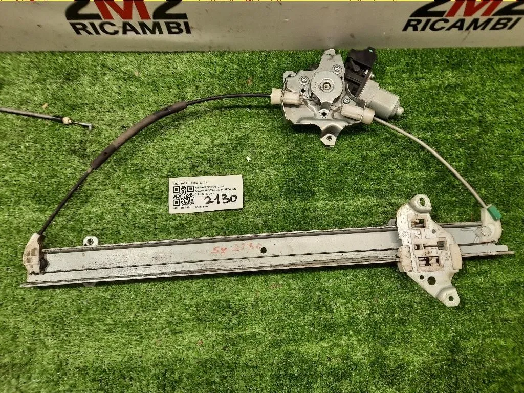 Alzacristallo Porta ANT SX 80721JX00B Nissan Nv200 2009
