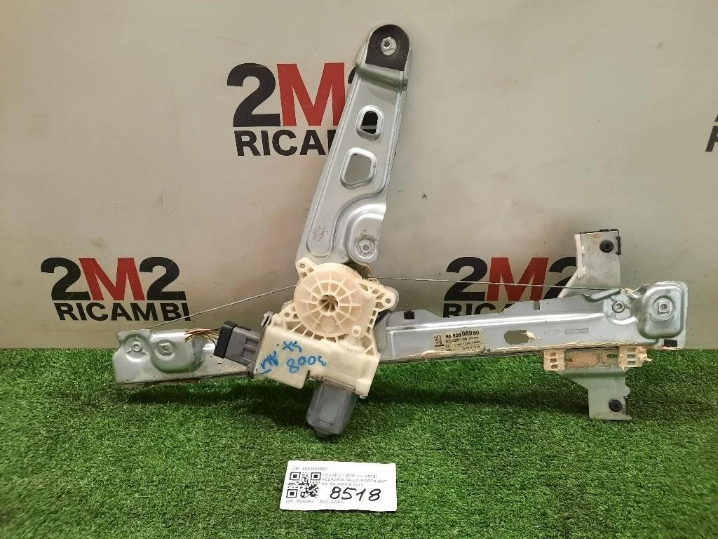 Alzacristallo Porta ANT SX 9682808980 Peugeot 3008 I 2009
