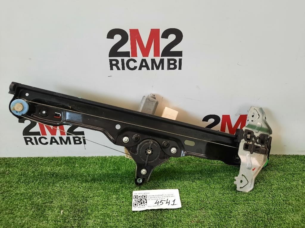 Alzacristallo Porta ANT SX 807014EA3C Nissan Qashqai II 2014