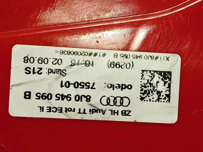 Fanale POST SX 8J0 945 095 B Audi TT 8J3 2010