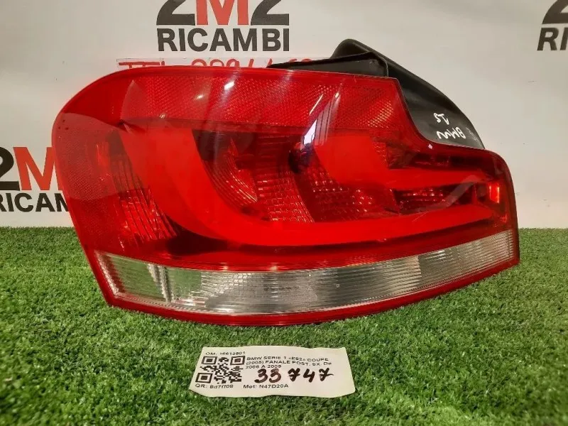 Fanale POST SX 16613901 Bmw Serie 1 E82 Coupe 2005