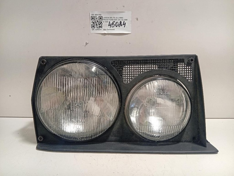 Proiettore ANT DX 9941753 Lancia Delta II 1994
