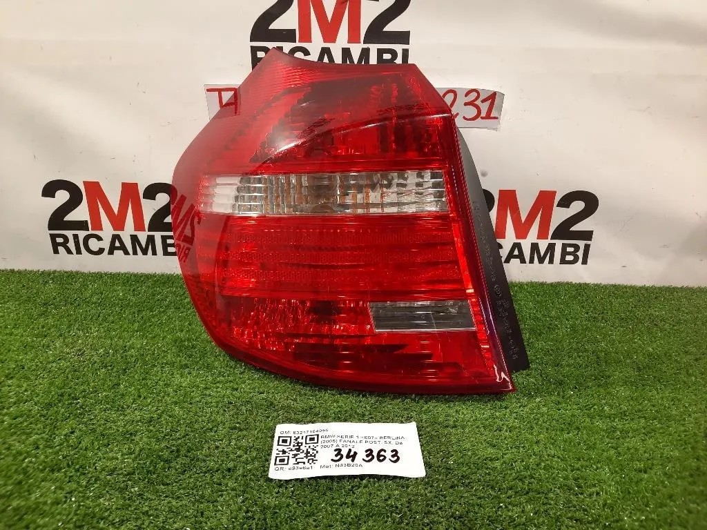 Fanale POST SX 63217164955 Bmw Serie 1 E87 Berlina 2005