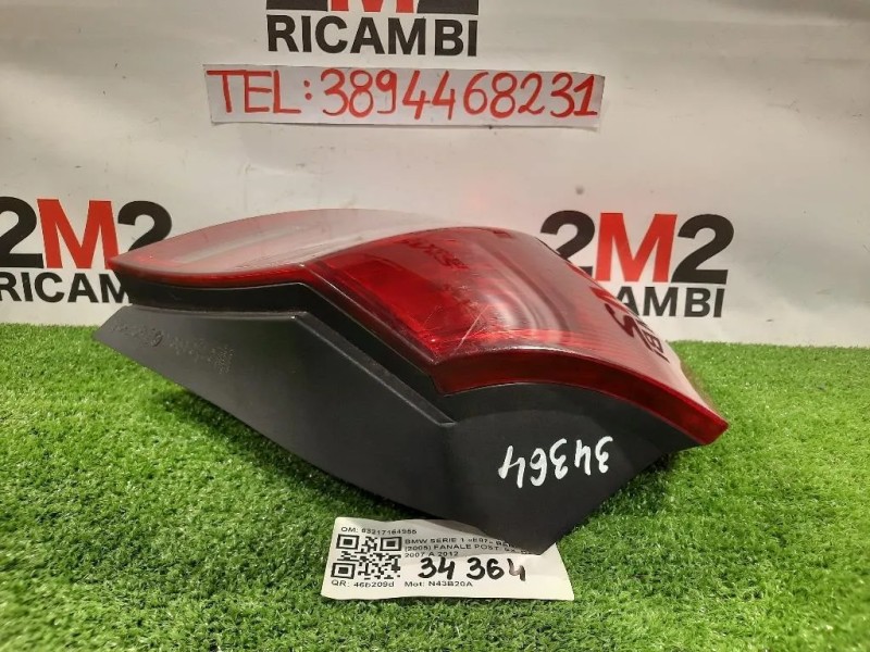 Fanale POST SX 63217164955 Bmw Serie 1 E87 Berlina 2005