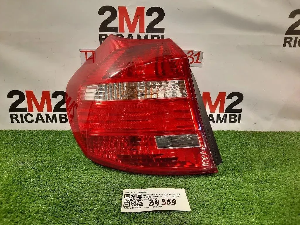 Fanale POST SX 63217164955 Bmw Serie 1 E87 Berlina 2005