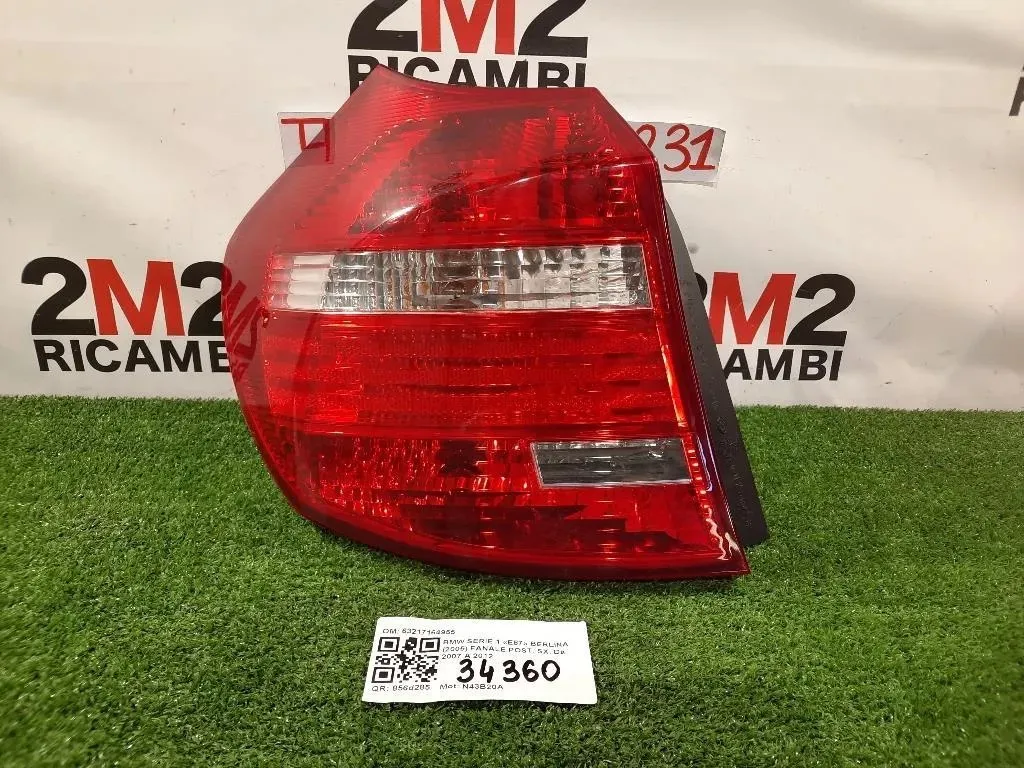 Fanale POST SX 63217164955 Bmw Serie 1 E87 Berlina 2005