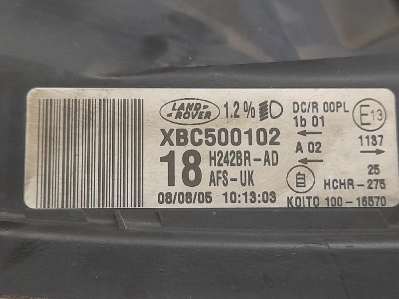 Proiettore ANT DX XBC500102 Land Rover Discovery III 2005