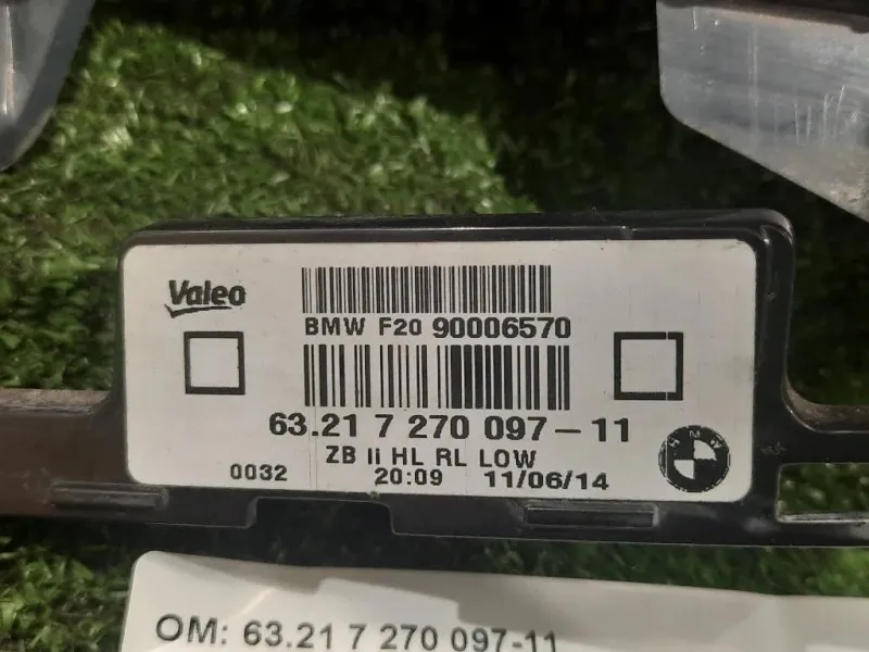 Fanale POST SX 6321 7 270 097-11 Bmw Serie 1 F20 Berlina 2012