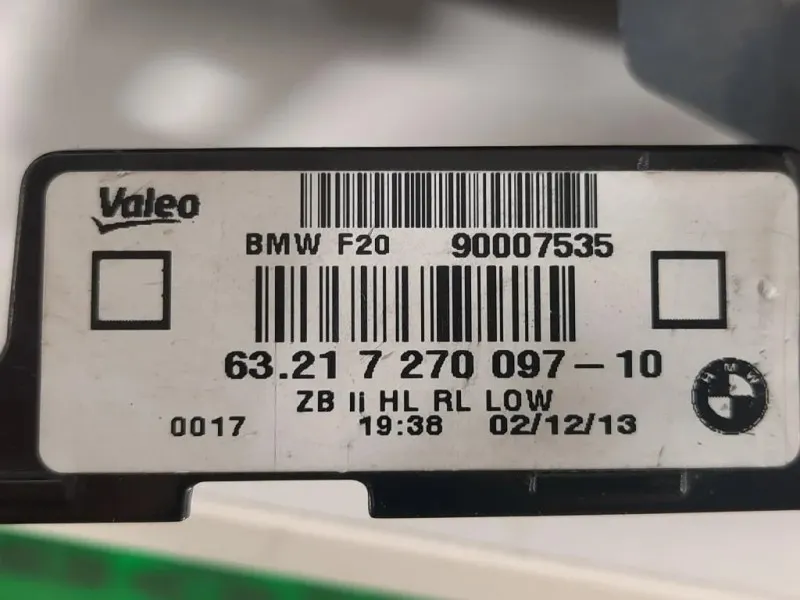 Fanale POST SX 63217241541 Bmw Serie 1 F20 Berlina 2012