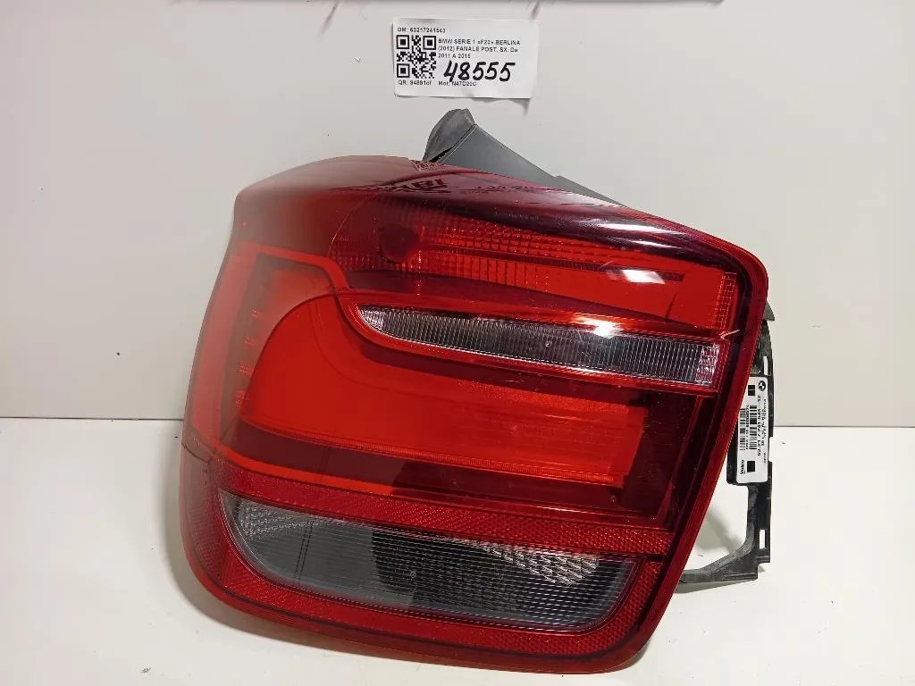 Fanale POST SX 63217241543 Bmw Serie 1 F20 Berlina 2012