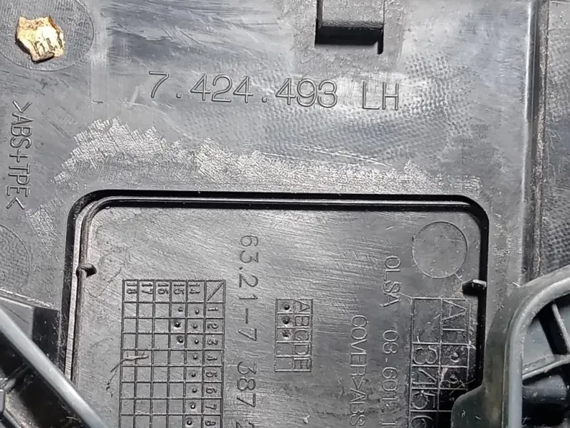 Fanale POST SX 7424493 Bmw Serie 1 F20 Berlina 2015