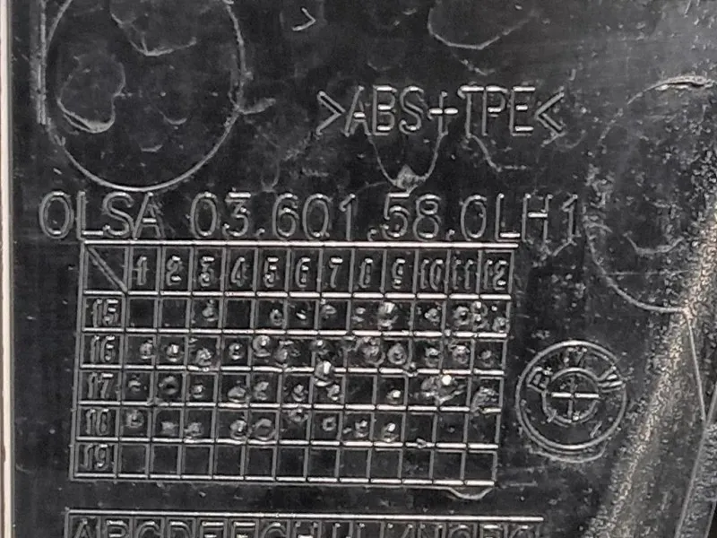 Fanale POST SX F0360158 Bmw Serie 1 F20 Berlina 2015