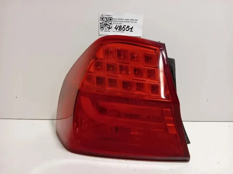 Fanale POST SX 21839014 Bmw Serie 3 E90 Berlina 2005