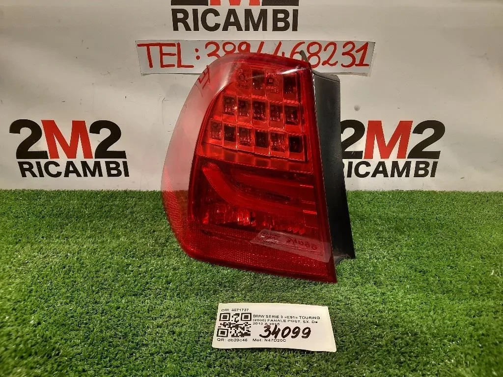 Fanale POST SX 4871737 Bmw Serie 3 E91 Touring 2005