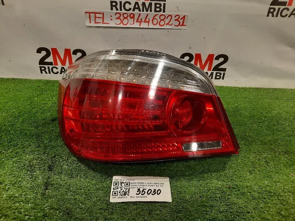Fanale POST SX 6321-7177701 Bmw Serie 5 E60 Berlina 2004