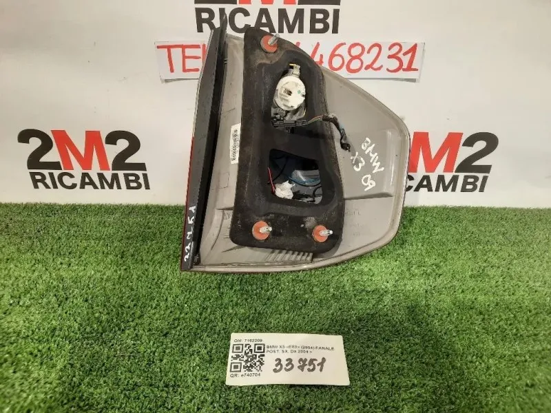 Fanale POST SX 7162209 Bmw X3 E83 2004
