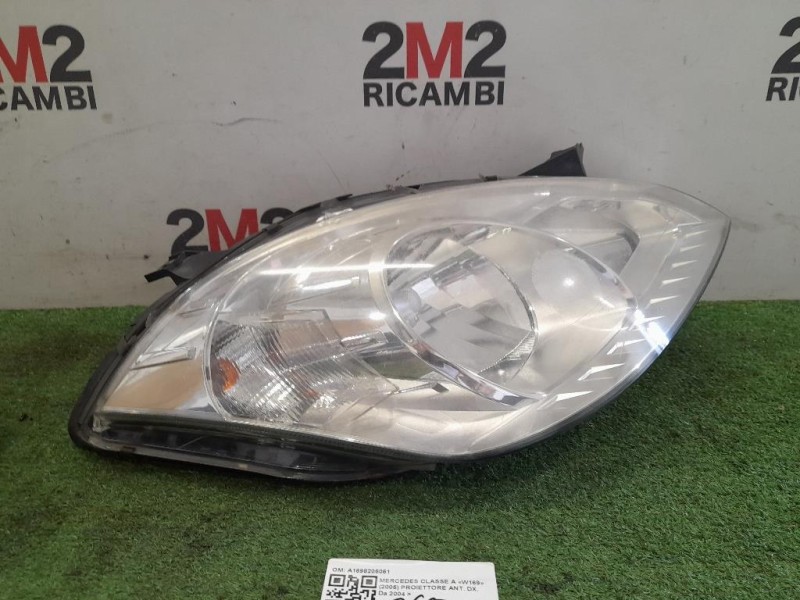 Proiettore ANT DX A1698206061 Mercedes Classe A W169 2005