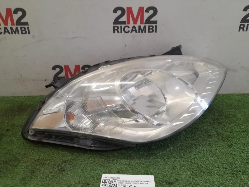 Proiettore ANT DX A1698206061 Mercedes Classe A W169 2005