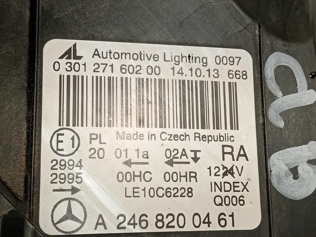 Proiettore ANT DX A2468200461 Mercedes Classe B W246 2012