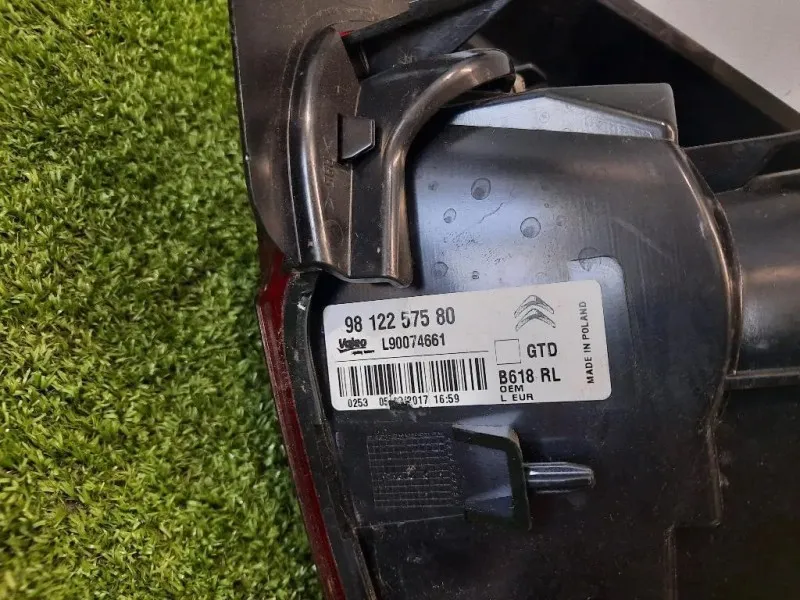 Fanale POST SX 9812257580 Citroen C3 III 2016