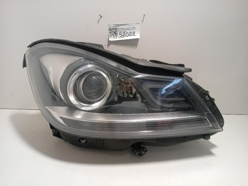 Proiettore ANT DX A2048204639 Mercedes Classe C W204 2007