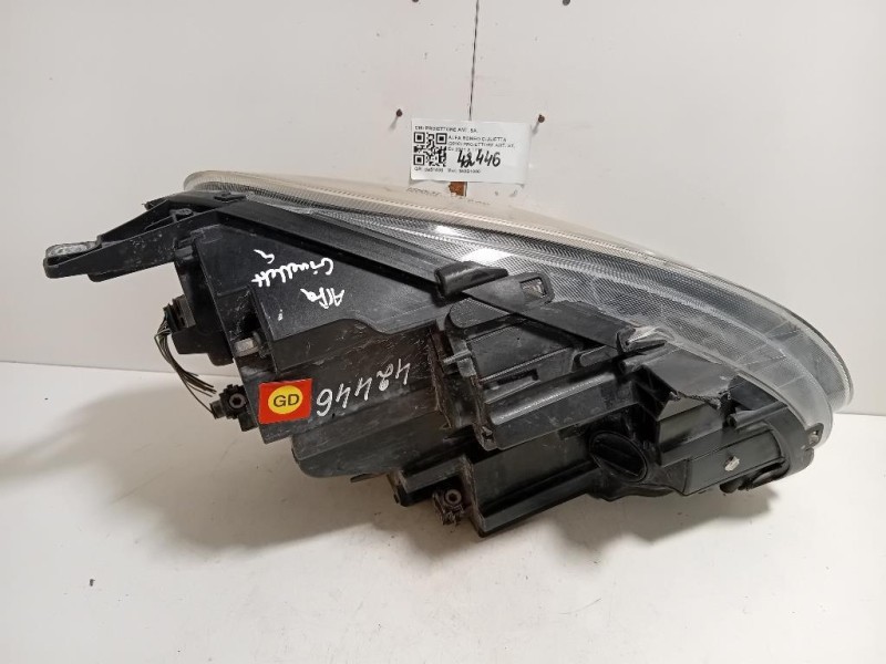 Fanale POST SX 9676853980 Citroen C4 Grand Picasso II 2013