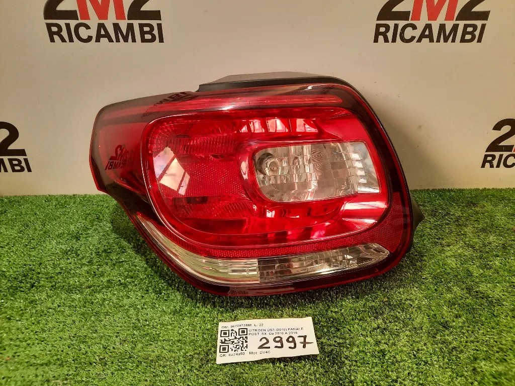 Fanale POST SX 9676973880 Citroen DS3 2010