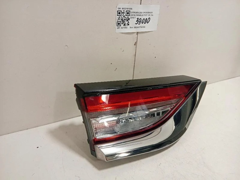 Fanale POST SX 9822181080 Citroen DS3 Crossback 2018